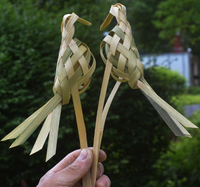 Artisanat en bambou naturel pour enfants jouets et cadeaux avec moules d'oiseaux et de vélos