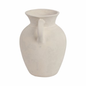 Vaso a forma di amfora in ceramica, accessorio decorativo per la casa, soggiorno, tavolo, vaso da fiori in ceramica. - Product Image 3