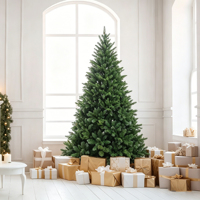 Großhandel 60cm 90cm 120cm 180cm 210cm 240cm 270cm Weihnachtsbaum-Dekoration Künstliche Tannenbäume mit Scharnieren Dicke Metallständer