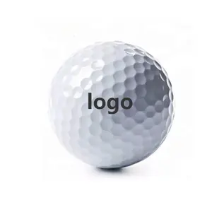 Factory Prices Custom Logo 2 3 4 Layers Surlyn Golf Ball 3 Piece Tournament Golf Balls For Golf Training Course