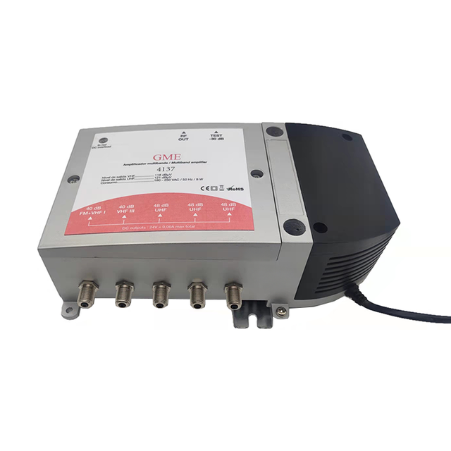 Professional Manufacturer High Performance TV UHF/VHF/FM Line Signal Multiband Amplifier