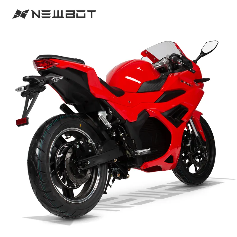 Newbot EEC DOT Storm S 5000W 72V 102Ah rouge moto électrique haute vitesse moto de course électrique moteur rouleau