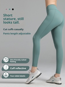 Cao Eo Mông Nâng Rắn Yoga Quần Phụ Nữ Nhỏ Gãi Nén Xà Cạp Căng Chạy Cá Mập Mắt Cá Mắm-Chiều Dài Tummy Kiểm Soát - Product Image 2