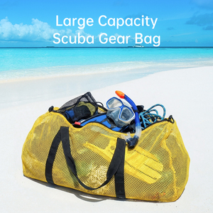 DIDEEP Scuba Diving Mesh Bag Large Capacity Nylon Portable Dive <b>Gear</b> Bag for Dive Equipments Holder - Product Image 1