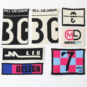 High Quality Custom Logo Cotton Woven <strong>Fabric</strong> Polyester <strong>Label</strong> Shirt Personalized Tags Embroidered Garment <strong>Labels</strong> for Clothing - Product Image 2