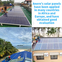 Panneaux solaires à tuiles Anern 540W 550W 555W 560W 570W 580W pour toitures