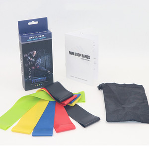 Meilleures ventes : Bandes de fitness TPE multicolores pour <span class=keywords><strong>musculation</strong></span>, ensemble de bandes de résistance à domicile à 5 niveaux - Product Image 3