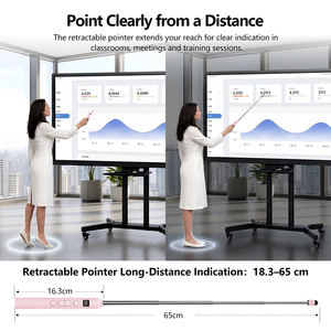 Produit Tendance 2026 : Pointeur Laser Hybride Sans Fil pour Enseignement, Présentateur Bluetooth 5.0 pour Présentations <span class=keywords><strong>PowerPoint</strong></span> - Product Image 2
