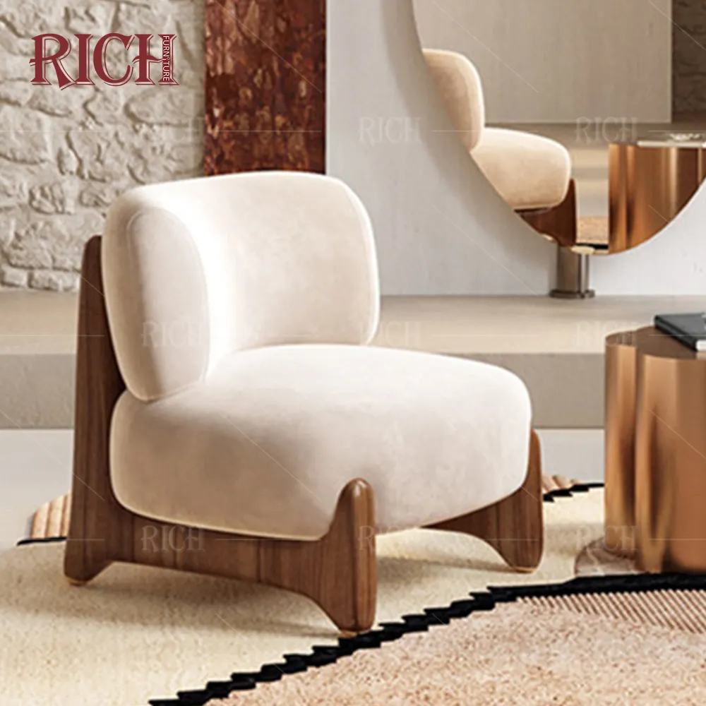 Sedie occasionali contemporanee senza braccioli design sedia per il tempo libero da soggiorno per appartamento sedie moderne con accento nordico