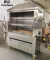 Meilleures ventes : Machine à griller le poulet brésilien de 1,2 m au charbon/gaz/électricité, Four à barbecue brésilien, Machine à rôtir le poulet