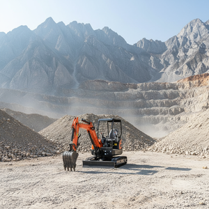 Excavatrice compacte à chenilles à économie d'énergie, excellent rapport qualité-prix, avec système de valve de détection de charge avancé, faible consommation de carburant pour la construction - Product Image 3