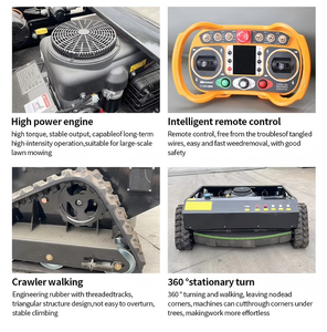 <span class=keywords><strong>Tondeuse</strong></span> à gazon intelligente télécommandée sur chenilles, certifiée CE, autotractée, à vendre - Product Image 5