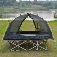 Queen Bed Canopy Tente Portable Blackout Sommeil Rideaux de Confidentialité pour Adultes Installation Facile Respirant Mesh Saisonnier Été Une Chambre