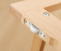 Silla de aprendizaje ergonómica para niños, de madera maciza, altura ajustable, para el hogar, la escuela, diseño moderno, silla de escritorio de estudio ETY029
