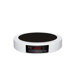 Table de cuisson infrarouge portable en céramique, <span class=keywords><strong>plaque</strong></span> de cuisson de comptoir avec commande tactile intelligente et système de chauffage rapide pour usage domestique - Product Image 1