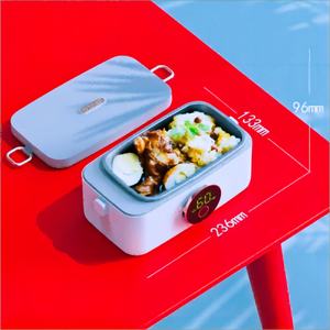 Boîte à lunch isotherme en acier inoxydable anti-fuite pour enfants, chauffage intelligent USB/batterie électrique automatique pour voitures/maisons – Meilleures ventes - Product Image 4