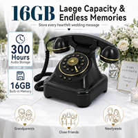 Enregistreurs audio de mariage, Téléphone rétro pour messages vocaux et confessions, pour location événementielle