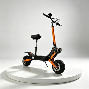 Scooter Eléctrico Plegable Todoterreno de 11 Pulgadas, 6000W, Doble Motor, 60V 30ah, Alcance de 60-90KM, Aleación de Aluminio, para Adultos, Envío desde Almacén en EE. UU. - Product Image 1