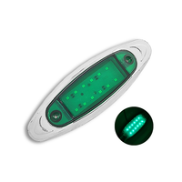 Ventes chaudes : Feu de signalisation LED 12 LED 2,4 W en ABS, étanche IP65, pour voiture, camion, remorque, feu de gabarit latéral LED