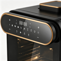 Anbolife Four à Friture Sans Huile 15L Grande Capacité Familiale avec Fenêtre Facile à Visualiser, Sans PFAS, Antiadhésif, Multifonction pour Cuisine Domestique