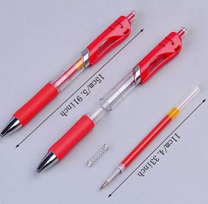 Stylo bille en plastique personnalisé avec logo, outil d'écriture promotionnel de haute qualité, pointe de 0,5 mm, encre multicolore rechargeable pour le bureau et l'école - Product Image 4