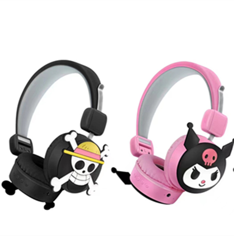 807L sanrio my melody kuromi mikroskop lucu mario headset nirkabel headphone audifonos auriculares sanrio kuromi untuk anak perempuan