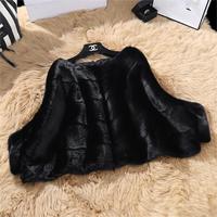 HG7588 MINK PONCHO 45CM Oberbekleidung