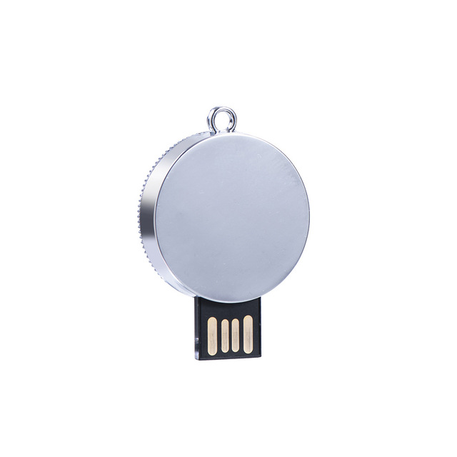 New School-logo Metal USB 2.0 Flash Drive 32GB Custom Engraving 5-Year Warranty Wholesale Graduation Keepsake Corporate