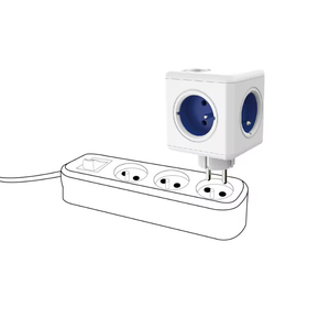 EU cắm điện Cube ban đầu đa cắm Tabletop ổ cắm <span class=keywords><strong>Adapter</strong></span> với 2 USB & 4 ổ cắm 250V 16A 20W Cube tường cắm - Product Image 5