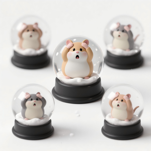 <span class=keywords><strong>Globo</strong></span> de Agua de Resina con Gnomos Irlandeses - <span class=keywords><strong>Globo</strong></span> de Nieve <span class=keywords><strong>3D</strong></span> Pintado a Mano con Duende y LED, Pedido Personalizado al por Mayor para el Día de San Patricio - Product Image 2