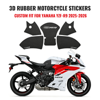 Autocollants de moto sur mesure, protection de réservoir en caoutchouc 3D, autocollants pour YZF R9 2025 à 2026