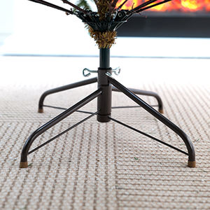 شجرة عيد الميلاد الاصطناعية من البولي إيثيلين النقي للديكور الداخلي وغرفة المعيشة والديكور الخارجي الصديق للبيئة (باستثناء السياج) - Product Image 5