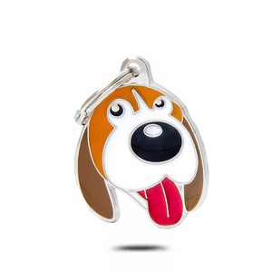 2 Pezzi/Lotto Ciondolo a Forma di Cane <span class=keywords><strong>Jack</strong></span> Russell, Portachiavi, Charm per Collana, Portachiavi Auto, Accessori Fai-da-Te per Borse, Targhette per Cani, Regali - Product Image 1