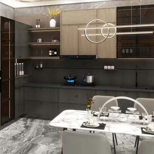 Modern Kitchen Design Kitchen Furniture Cutlery <b>Cabinets</b> Customized <b>Cabinets</b> One-stop Design for Whole House Customization - Product Image 4