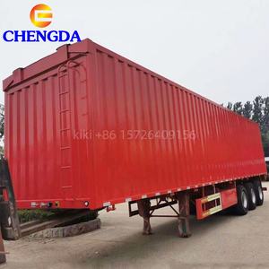 Meilleur Prix Semi-remorque Fourgon à Ailes Pliantes à Ouverture Automatique, 3 Essieux, pour Vente - Product Image 2