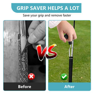 Outil de dépose de grip de golf à prix de gros, avec design de port incurvé et système de retrait V-Groove Grip Remover Saver - Product Image 4