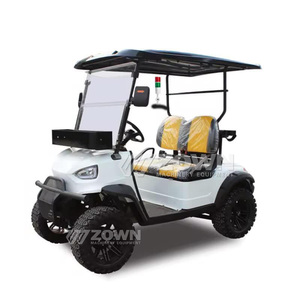 Voiturette de golf vintage 4 places pour parcs et attractions touristiques - Product Image 3