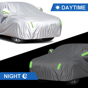 Housse de voiture universelle multifonctionnelle en tissu Oxford - Protection imperméable contre les UV Protection quatre saisons Garantie de 3 ans pour la plupart des véhicules - Product Image 3