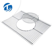 Offre Spéciale général cuisinière à gaz barbecue grille de cuisson en acier inoxydable grille de barbecue personnalisable filet de barbecue professionnel