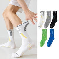 Chaussettes de sport personnalisées respirantes, anti-humidité, avec soutien de la voûte plantaire, pour le basketball, le cyclisme et l'entraînement – Fabricant OEM ODM