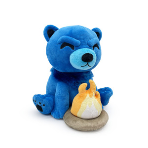 Peluche Générique Mignonne Ours Bleu Gruinard avec Flamme de Feu de Camp, Poupée en Peluche Douce, Ours en Peluche pour Enfants, Cadeau, Décoration Maison - Product Image 2