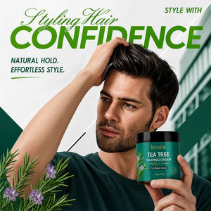 Cera Moldeadora para el Cabello con Aceite de Árbol de Té OEM, Fijación Fuerte y Natural, para Todo Tipo de Cabello, para Hombres - Product Image 2