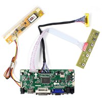 Placa Controladora LCD M.Nt68676.2A Dvi Vga Lvds para Pantalla de 17 Pulgadas LP171WU1 B170UW01 LTN170U1 B170UW01 LTN170CT02