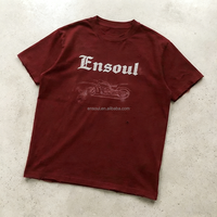 T-shirts pour hommes en coton 100% respirant, coupe ample, anti-rides, écologiques, avec strass, fabrication ODM/OEM