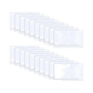 3x फ्रेसनल लेंस क्रेडिट कार्ड मैग्निफायर पोर्टेबल प्लास्टिक सामग्री पतली जेब आकार वॉलेट लेंस - Product Image 4