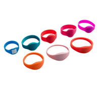 Bracelet en silicone RFID personnalisé 13,56 MHz NFC |   Bracelet de paiement sans argent liquide pour les événements |   Bande de contrôle d'accès imperméable