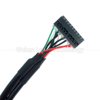 Cable Conector USB Tipo A Hembra a Placa Madre Dupont JST PH SH ZH XH de Doble Panel Personalizado con Blindaje Trenzado
