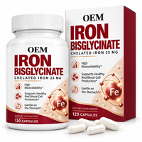 Capsules d'Acier Chélaté Bisglycinate pour Adultes Actifs – Doux pour l'Estomac, Haute Biodisponibilité, Bien-être Quotidien – Fournisseur OEM/ODM en Gros