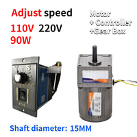 Controlador de Velocidad Variable de CA de 90W, Nuevo, 5-470 RPM, Reversible, para Motor, Venta al por Mayor