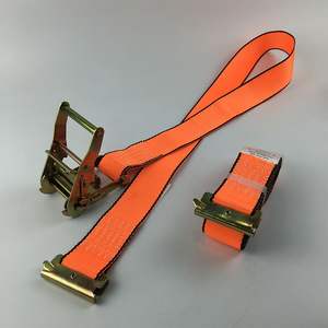 Sangles d'arrimage à cliquet E-Track <span class=keywords><strong>2</strong></span>''x 4400lbs personnalisées en gros pour la logistique et le chargement de remorques - Product Image 3